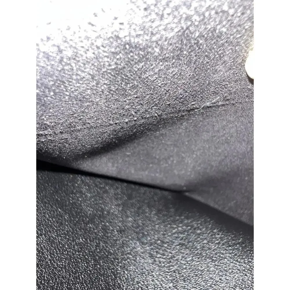 Donna Karan Cosmetics DK Small Folding Pouch Clutch Faux Suede Vegan 5